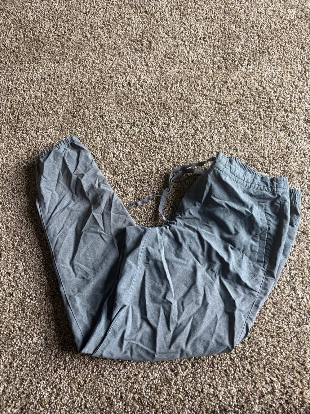 Eddie Bauer Gray Drawstring Jogger Pants